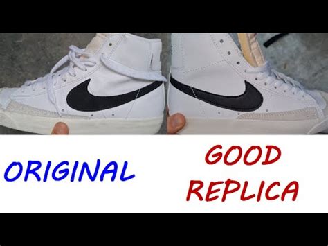 fake nike blazers vs real|how to check nike authenticity.